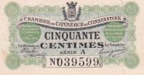 Algérie 50 Centimes - Chambre de commerce de Constantine - 1915 - Série A - P.140.1