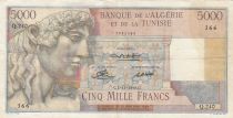 Algérie 5000 Francs Apollon - Arc de Triomphe de Trajan - 02-11-1949 -  Série Q.240