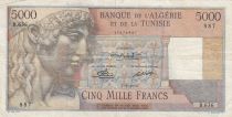 Algérie 5000 Francs Apollon - Arc de Triomphe de Trajan - 07-09-1950 -  Série B.626