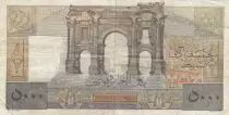 Alg&eacute;rie 5000 Francs Apollon - Arc de Triomphe de Trajan - 07-09-1950 -  S&eacute;rie B.626