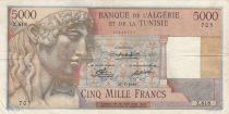Algérie 5000 Francs Apollon - Arc de Triomphe de Trajan - 27-07-1950 -  Série Z.618
