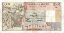 Algérie 5000 Francs Apollon - Arc de Triomphe de Trajan - W.237 - 1949
