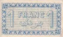 Algerien 1 Franc - Chambre de commerce of Alger - 1919 - Serial P.408 - P.137-12