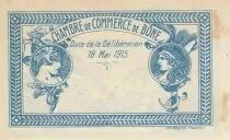 Algerien 1 Franc - Chambre de commerce of B&ocirc;ne - 18-05-1915 - Serial B