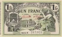 Algerien 1 Franc - Chambre de commerce of B&ocirc;ne - 23-09-1921 - Serial N