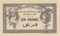 Algerien 1 Franc - Chambre de commerce of B&ocirc;ne - 23-09-1921 - Serial N