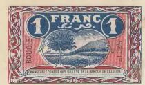 Algerien 1 Franc - Chambre de commerce of Bougie-Setif - 09-03-1918 - Annul&eacute;