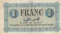 Algerien 1 Franc - Chambre de commerce of Constantine - 01-05-1915 - Serial B