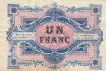 Algerien 1 Franc - Chambre de commerce of Constantine - 01-12-1917 - Serial 14