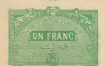 Algerien 1 Franc - Chambre de commerce of Constantine - 12-10-1921 - Serial B.19