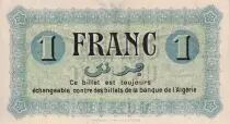 Algerien 1 Franc - Chambre de commerce of Constantine - 1915 - Serial B - P.140.4