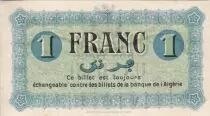 Algerien 1 Franc - Chambre de commerce of Constantine - 1915 - Serial B - P.140.4
