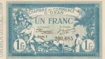 Algerien 1 Franc - Chambre de commerce of Oran - 12-05-1915 - Serial E