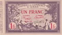 Algerien 1 Franc - Chambre de commerce of Oran - 1920 - Serial III - P.141.23