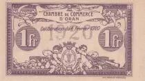 Algerien 1 Franc - Chambre de commerce of Oran - 1920 - Serial III - P.141.23