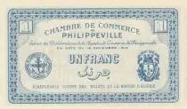 Algerien 1 Franc - Chambre de commerce of Philippeville - 10-11-1914 - Serial 407.823