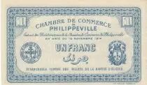 Algerien 1 Franc - Chambre de commerce of Philippeville - 10-11-1914 - Serial A 319.076