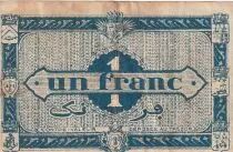 Algerien 1 Franc - Economic region - 31-1-1944 - Serial H4