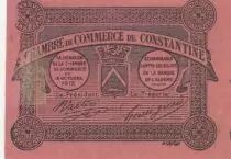 Algerien 10 Cents - Chambre de commerce of Constantine - 12-10-1915