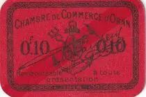 Algerien 10 Cents - Chambre de commerce of Oran - 1916 - P.141.49