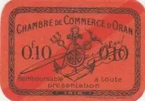 Algerien 10 Cents - Chambre de commerce of Oran - 1916