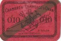 Algerien 10 Cents - Chambre de commerce of Oran - 1920 - P.141.57