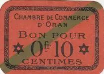Algerien 10 Cents - Chambre de commerce of Oran - 1920