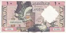 Algerien 10 Dinars - Storks - 1964 - Serial X.1092 - XF - P.123a