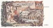 Algerien 100 Dinars  - Farmer - Deer - 1970 - AU+ - P.128b