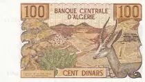 Algerien 100 Dinars  - Farmer - Deer - 1970 - AU+ - P.128b