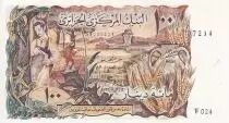 Algerien 100 Dinars  - Farmer - Deer - 1970 - UNC - P.128b
