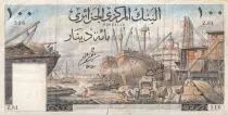 Algerien 100 Dinars - Alger harbor - 1964 - Serial D.1957 - VF to XF - P.125a