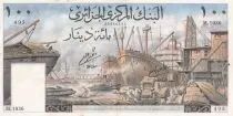 Algerien 100 Dinars - Alger harbor - 1964- Serial M.1036 - P.125a