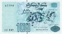 Algerien 100 Dinars - Army charging - 1992