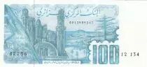 Algerien 100 Dinars 08-06-1982 - Village w/minarets