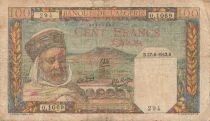 Algerien 100 Francs - Algerian - 27-06-1942 - P.85