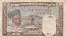 Algerien 100 Francs - Algerian - Serial J.891 - 1942 - Serial J.1229