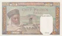 Algerien 100 Francs - Algerian with turban - Serial O.2461 - 1945 - UNC