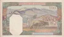 Algerien 100 Francs  Algerian with turban - 20-06-1945 - P. 85 Serial P.2408