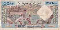 Algerien 100 NF - Seagulls - 10-02-1961 - Serial B.284 - F to VF - P.121b