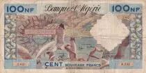 Algerien 100 NF - Seagulls - 10-02-1961 - Serial B.284 - F to VF - P.121b