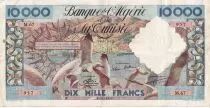 Algerien 100 NF Sea gulls, harbor -  26-06-1956 - TTB