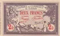 Algerien 2 Francs - Chambre de commerce of Oran - 04-02-1920 - Serial II