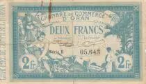 Algerien 2 Francs - Chambre de commerce of Oran - 12-05-1915 - Serial E