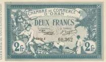 Algerien 2 Francs - Chambre de commerce of Oran - 1918 - Serial I
