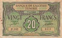 Algerien 20 Francs - 07-06-1948 - P.103