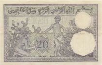 Algerien 20 Francs - Young Woman - 08-04-1941 - P.78c