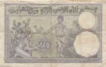 Algerien 20 Francs - Young Woman - 11-06-1941 - P.78c