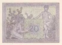 Algerien 20 Francs - Young woman - 20-04-1944 - Serial G.750 - P.92a
