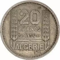 Algerien 20 Francs French Republic - Turin 1956